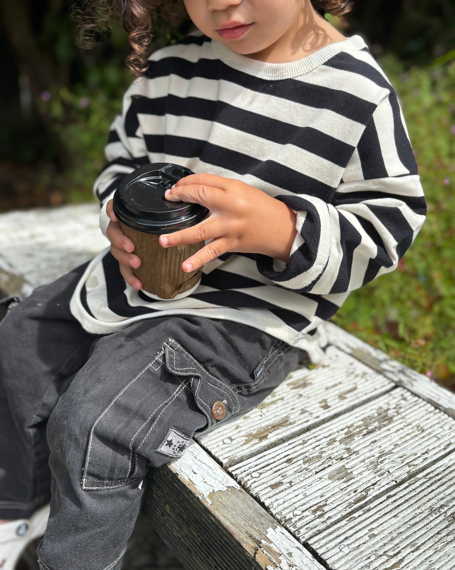 Black Stripe Pullover