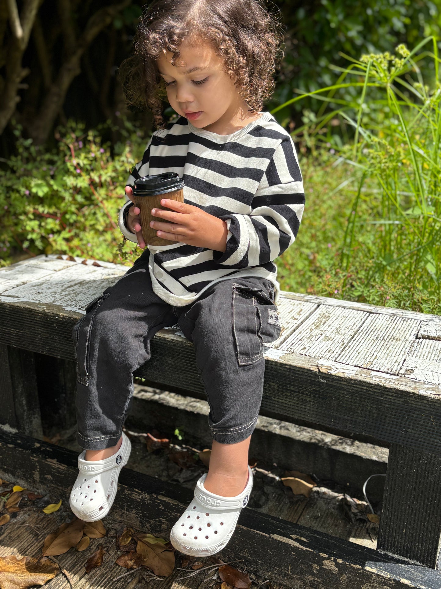 Black Stripe Pullover